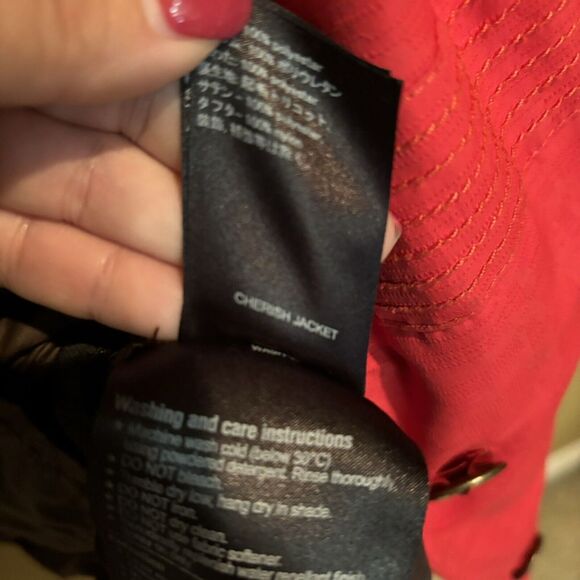 Burton Women's Snow Ski Cherish Jacket Coat Red‎ Dryride Size Small - Picture 4 of 9